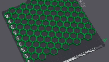 Сотовая стенка для хранения HSW - Bambu X1C/P1P Max Wall ... 1