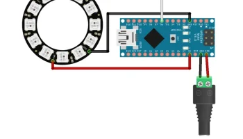 Кольцевая база Arduino Nano NeoPixel 7