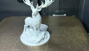 Majestic Stag - детальная скульптура оленя, 3D-печать... 1