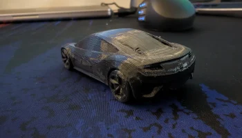 Acura / Honda NSX с движущимися колесами с принтом на мес... 4