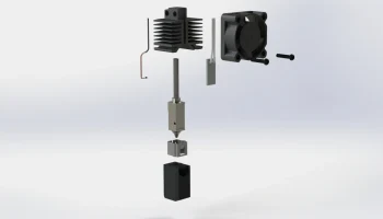 Полная сборка Hotend Стальная насадка Bambu Lab X1C...... 4