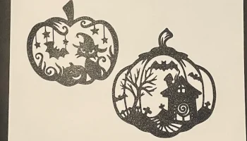 Хэллоуин Тыква Кошачий домик Wallart Decor V2...