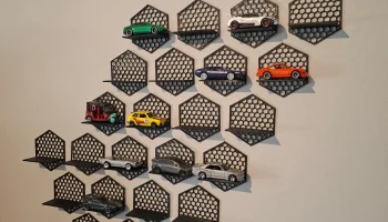 подставка для HotWheels и миниатюр 1/64 9