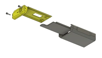 Корпус модуля Heltec LoRa32 V3 с аккумулятором емкостью 1.. 3