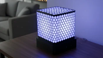 Hexa Glow: светодиодная лампа, которую легко распечатать ..