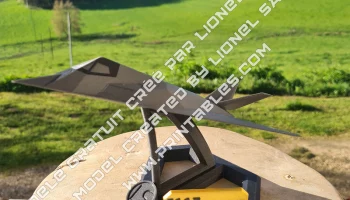 Lockheed Martin F-117 Nighthawk - масштаб 1:80 7