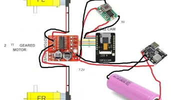 ГУСЕНИЧНЫЙ (ТАНК) АВТОМОБИЛЬ С КУЛАЧКОМ ESP32............ 1