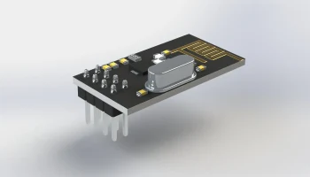 Корпус OpenDTU с 1,3 Zoll OLED, ESP32 NodeMCU и NRF24L01+ 5