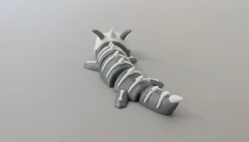 Костяной дракон - шарнирная фигурка-брелок............ 1