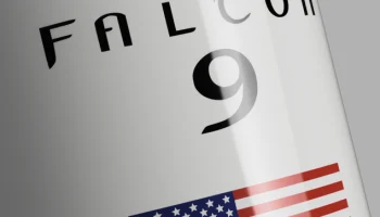 SpaceX - Falcon 9 Block 5 - Простой - Масштаб 1/30 [ОКОНЧАТЕ