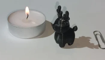Маленькие игрушки - новогодний олень (как из яйца Киндер)... 3