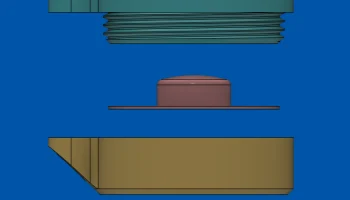 Брелок EDC-таблетка 2