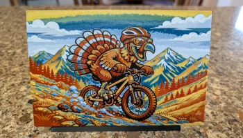 Турция на горном велосипеде (MTB) Покраска нитями (HueFor... 1