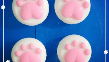 Брелок со следами кошачьих лап 1