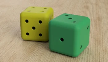 Большой детский кубик