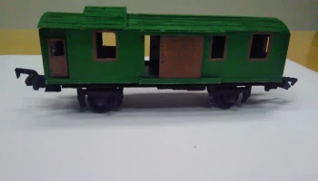 Старинный багажный вагон в масштабе H0 - 1:87 3