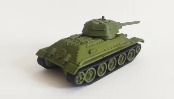 Модель танка Т34-76 в масштабе 1:72. 1