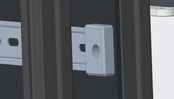 Торцевые заглушки DIN-рейки для винтов M6x12........