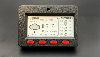 Дисплей MagTag IoT eInk - чехол с защелкой........