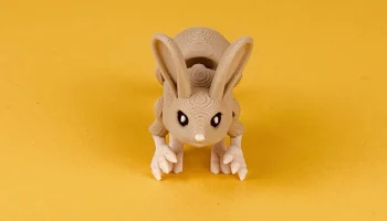 Тушканчик - брелок с шарнирной фигуркой животного | Печат... 6
