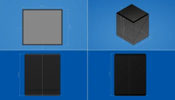 Базовая конструкция MTG Deckbox, FDM (с магнитами)...... 1