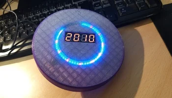 DS1302 Корпус светодиодных часов DIY для настенного крепл..