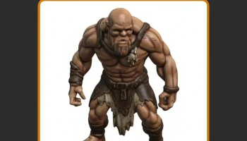 28 мм DND Прочный воин-варвар с мышцами Фэнтезийные миниа..