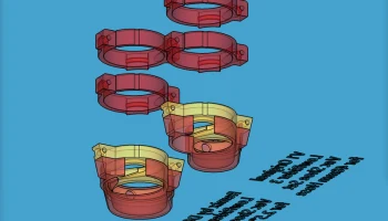 LowRider 3 CNC - крепление Makita серии 700 и съемный пылеза 8