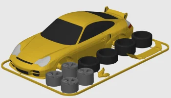 Карта комплекта Porsche 911 (996) GT2 (масштаб 1:24) 2