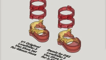 LowRider 3 CNC - крепление Makita серии 700 и съемный пылеза 6