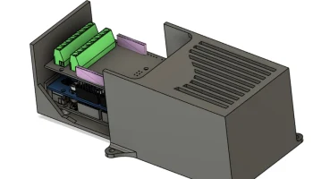 Arduino Mega Project Box с платой Ethernet 1