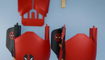 Дизайн HyperX Pulsefire в стиле Дэдпула 2