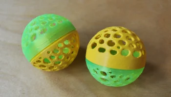 Резьбовой кошачий шар 1