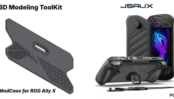 JSAUX ModCase для ROG Ally X - среда проектирования / наб...