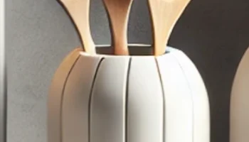 Подставка для кухонной утвари "Рубчатая" или Ваза......