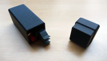 Закругленная коробка с крышкой - V2......