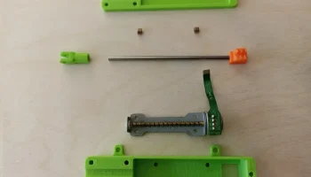 Линейный актуатор с шаговым двигателем от оптического при.. 1
