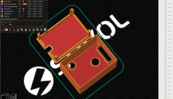 Корпус ESP32-CAM (слоты для микро SD и светодиодной лампы.. 8