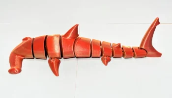 Flexi Hammerhead Shark (печать на месте) 7