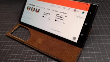 Откидной чехол для Samsung Galaxy S22 Ultra 2