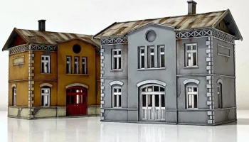 Железнодорожный вокзал в масштабе 1:87 (масштаб H0) 5