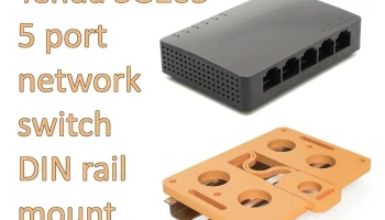 Коммутатор Gigabit Ethernet Tenda SG105 с креплением на D..