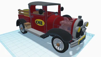 Модель пикапа Ford T 1928 года выпуска, дизайнер Эд ван дер  3