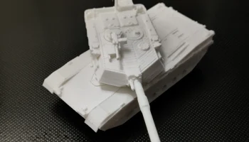 Легкая печать 1:100 M1A1 Abrams