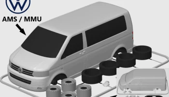 Карта комплекта автобуса VW T5 Transporter / Multivan......