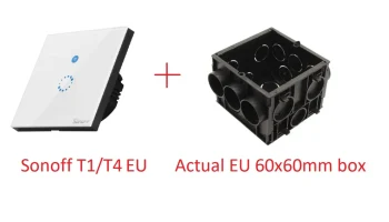 Адаптер монтажной коробки Sonoff T1 T4 EU (диапазон Helia...