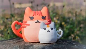 Кошка и котенок - модель ко Дню матери........ 3