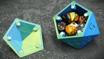 D20 Коробка для кубиков магнитная 2
