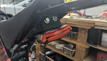 (60 мм) DIY Ebike стоп-сигнал стелс-бомбардировщик кроншт..