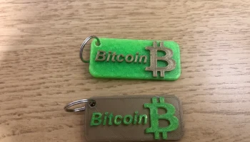 Биткойн (BTC) Брелок 1